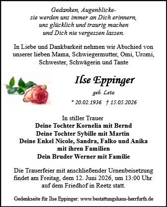 Profilbild von Ilse Eppinger