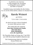 eine Anzeige